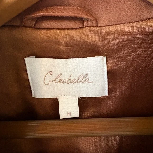 Cleobella Brown Leather Jacket - Picture 3 of 3